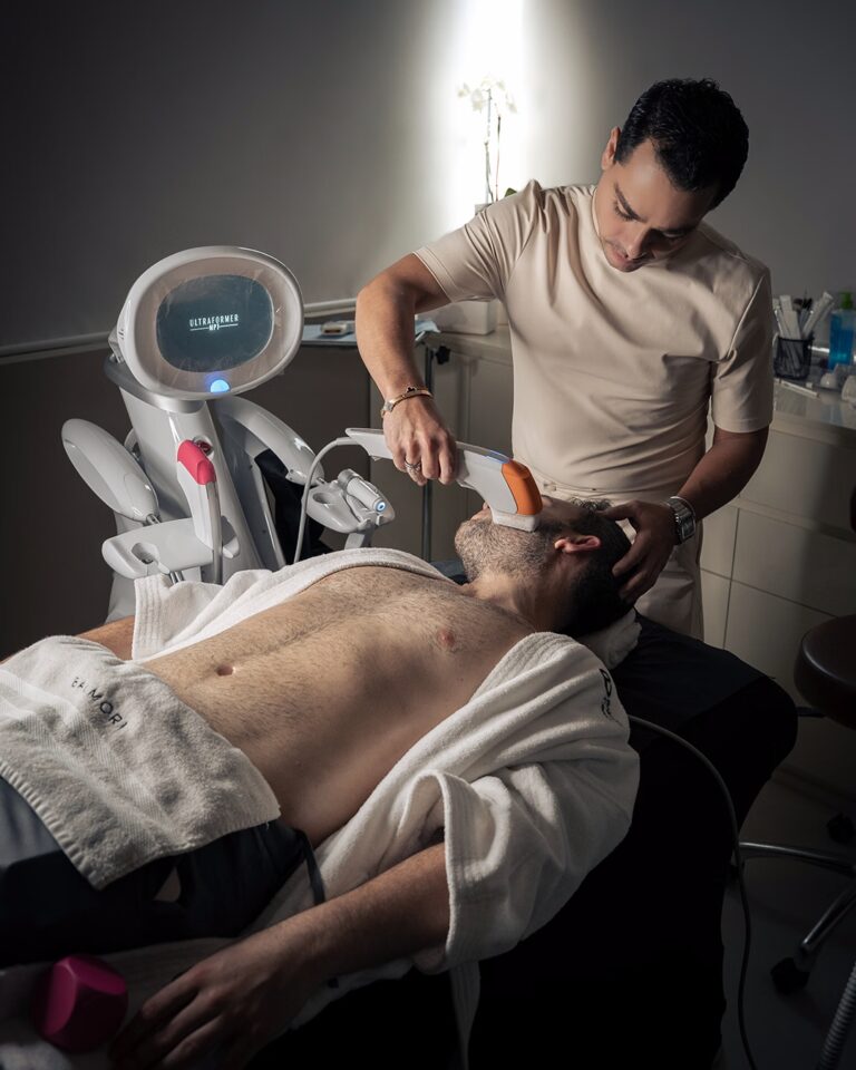 Reafirmación profunda y estimulación de colageno en el rostro Ultherapy, ultraformer - Balmori Center